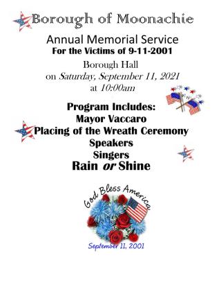 9/11 Memorial Flyer