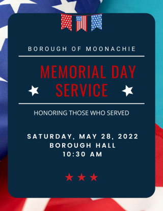 Memorial Day Service Flyer